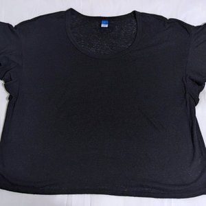 Old Navy Linen-Jersey Top, L